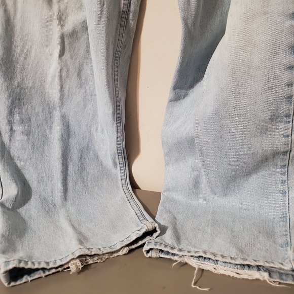 Y2K 90s Levis Silvertab Baggy Mens Light Wash Denim Skater Jeans USA Size 38x32 - Picture 3 of 9